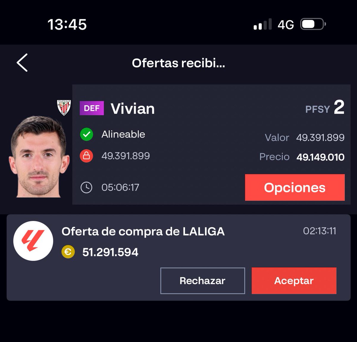 hermitrabalon's tweet photo. @MIS7ERMALAKI en 2 dias de desbloquea y lo fiche por 47…..vendo o espero la oferta del 10%? https://t.co/hz5vSSIdTR