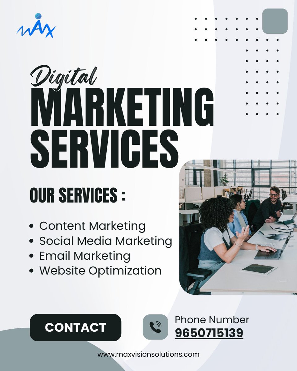 MVisionSolution's tweet image. The future of marketing is digital – are you ready? 🌐
#DigitalMarketing #SocialMediaMarketing #BusinessGrowth #DigitalExperts #OnlineBranding #OnlineSuccess #GrowYourBusiness #MarketingExperts #SocialMediaGrowth #BrandGrowth #OnlinePresence #MarketingSolutions #SocialSuccess