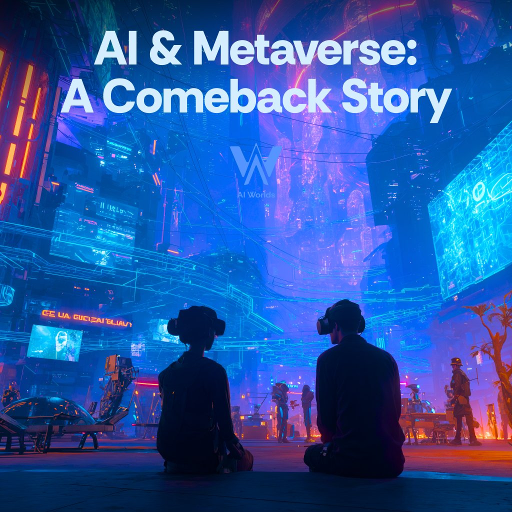 AIWORLDSGAMES's tweet photo. The Metaverse isn’t dead... it just needs an AI upgrade. 🤖✨

Smarter worlds, avatars that actually understand you, and environments that adapt in real-time? This might do it.

Would you live in a metaverse? Or maybe you're still traumatized from the glitch era? 🕶️🌐 #Web3 #AI https://t.co/XDb6fbNh2O