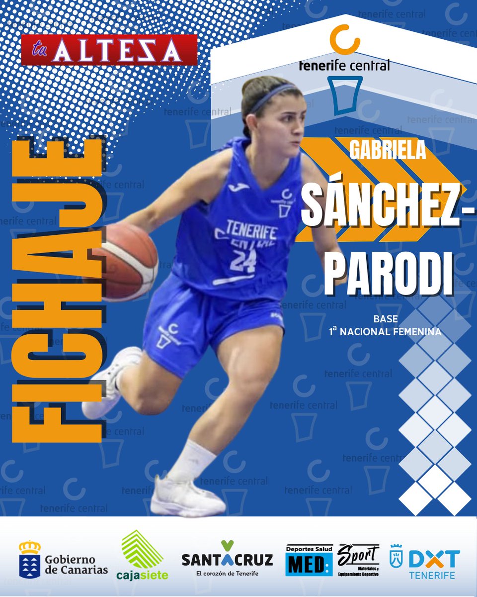 |FICHAJE|

🏀 ¡Vuelve a casa! Gabriela Sánchez-Parodi vivirá su tercera etapa en el Tenerife Central. Formada en el club santacrucero, Gabi ha jugado también en Inglaterra, Estados Unidos, Náutico y la pasada campaña militó en el Adareva de LF-2 y en el Xerez de 1a Nacional.
