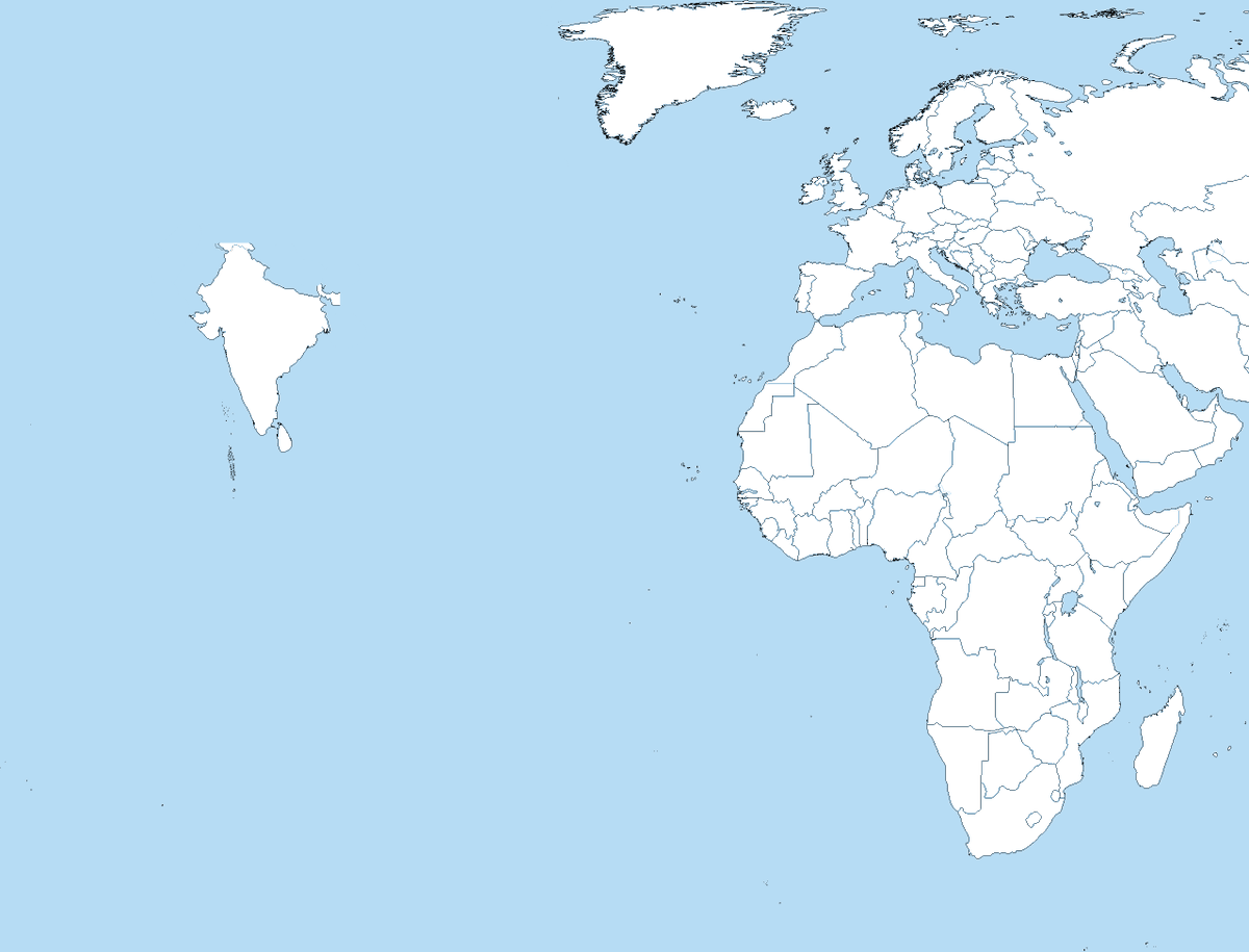 TerribleMaps's tweet photo. How European explorers saw America in 1492 https://t.co/nwM93I1jhD