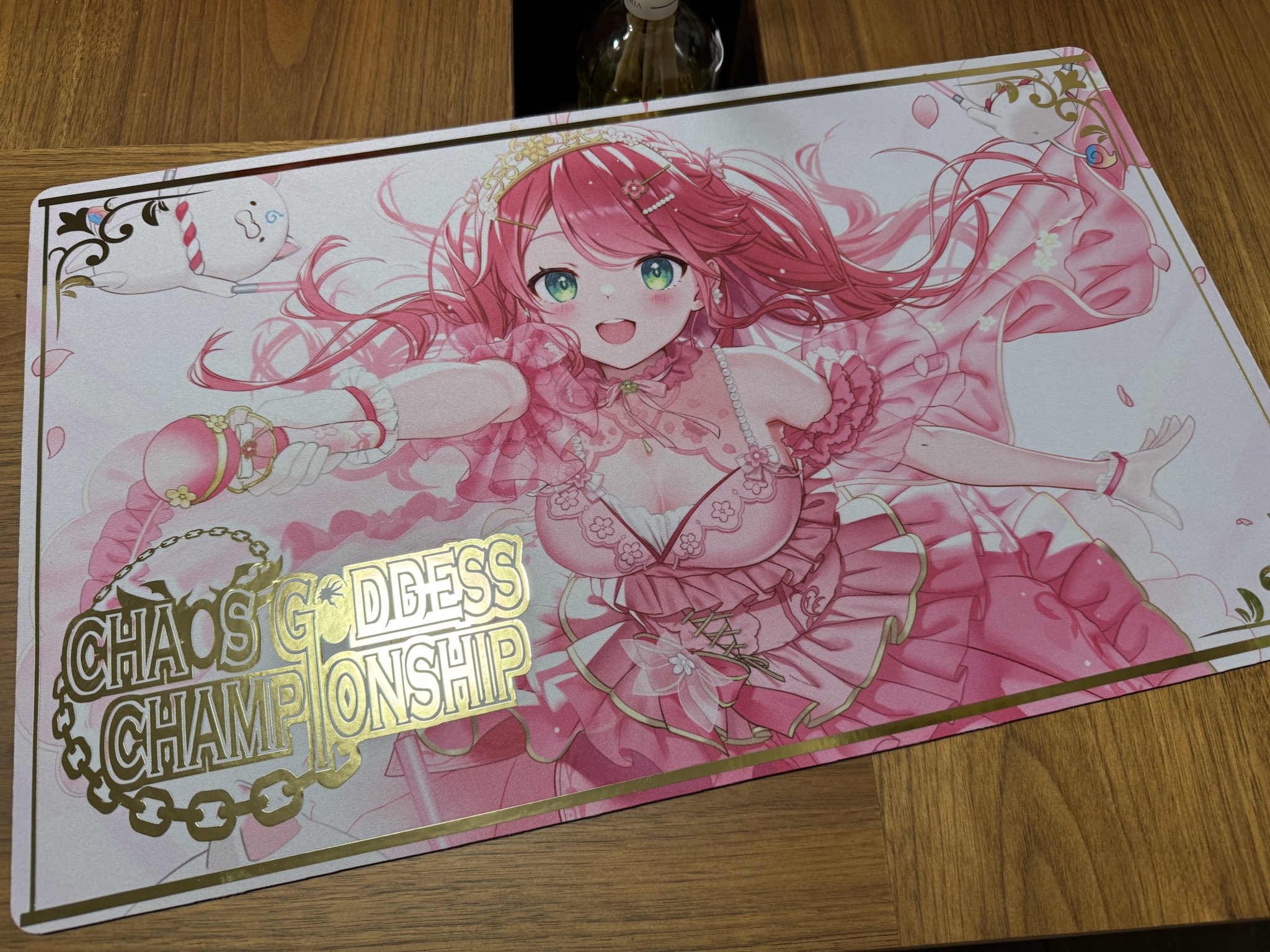 混沌の女神様 うまるセイバー会議 プレイマット 楽天市場】混沌の女神様 カードゲームプレイマット ☆『うまる