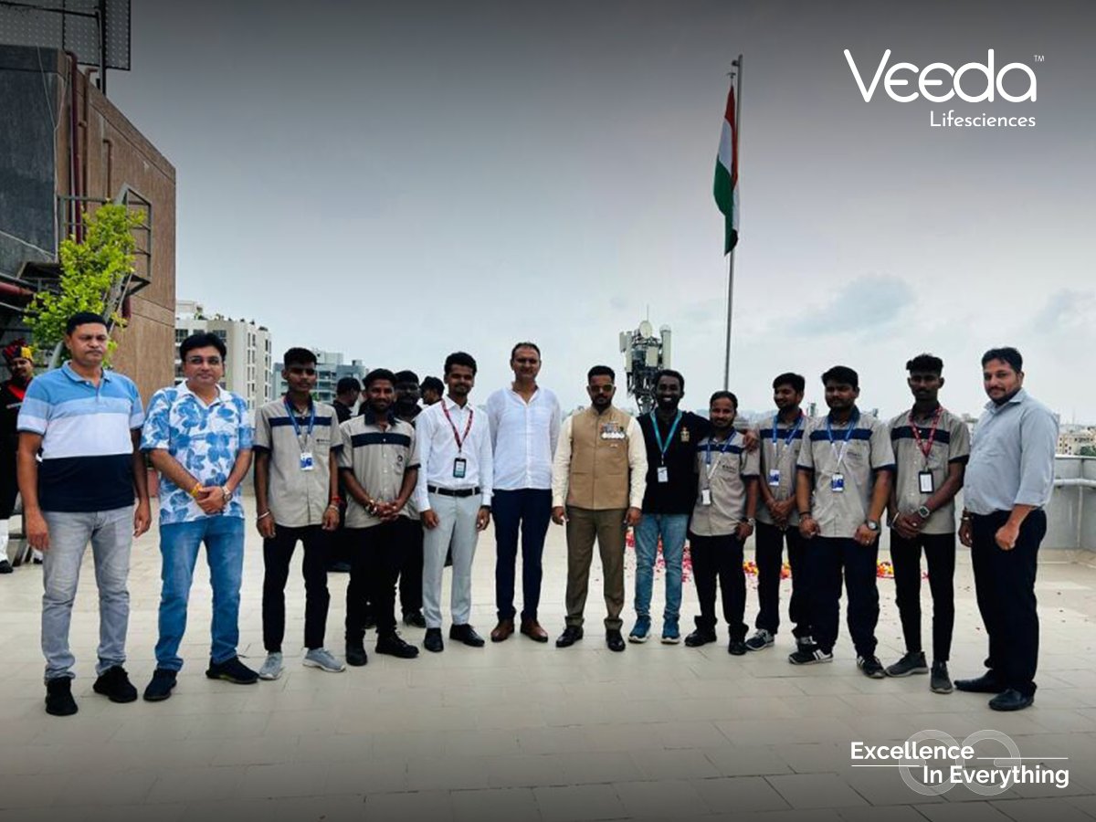Celebrating 78 Years of Freedom with Pride &amp; Unity.
Last week marked a special Independence Day celebration across all Veeda Lifesciences facilities in Gujarat and Karnataka! Our team members came together in remarkable numbers on August 15th to honour our nation's journey.