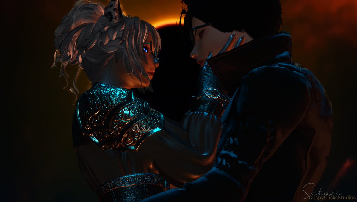 xivsakari's tweet photo. Eclipse Of the Heart β Lovers whose feelings can exist only during a solar eclipse, when magic becomes real and enchanting.#ff #ffxivsnaps #ff14 #ffxivgamer #ffxivgpose #ffxivgposer #ffxivmods #ffxivmiqotegirl #gpose #gposers #ffxivglamours #ffxivaddict #ffxivphotography https://t.co/40c49oPO7c