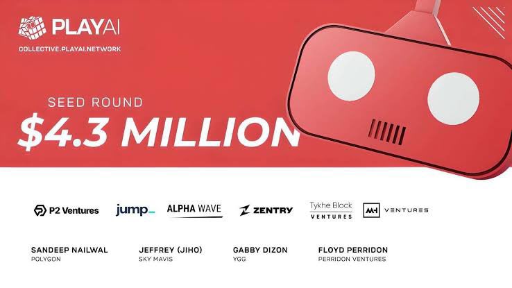 TimiCrypt🧸 (@timi_cryptt) on Twitter photo Raising capital is not just about securing funds.
It is about finding the right partners who believe in your vision.
<a href="/playAInetwork/">Play AI 🎲🎮</a> has closed a $4.3M seed round backed by leading investors and founders shaping the future of web3.
The round brings together:
➺ P2 Ventures, Raising capital is not just about securing funds.
It is about finding the right partners who believe in your vision.
<a href="/playAInetwork/">Play AI 🎲🎮</a> has closed a $4.3M seed round backed by leading investors and founders shaping the future of web3.
The round brings together:
➺ P2 Ventures,
