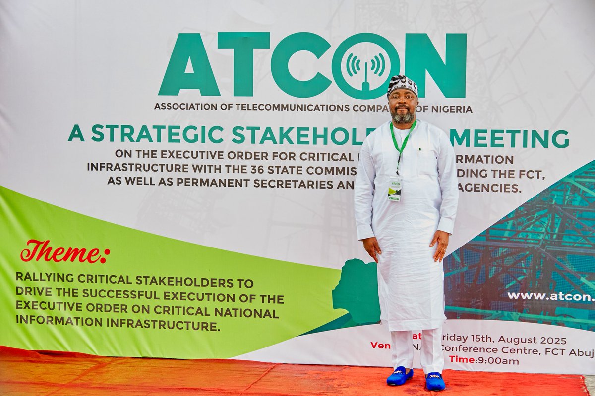 Benue Digital Infrastructure Company PLC (BDIC) (@bdicplc) on Twitter photo Today, at the Strategic Stakeholders’ Meeting on the Executive Order for Critical National Information Infrastructure (CNII), organized by the Association of Telecommunications Companies of Nigeria (ATCON) and held at the NAF Conference Centre, Abuja, with the 36 state Today, at the Strategic Stakeholders’ Meeting on the Executive Order for Critical National Information Infrastructure (CNII), organized by the Association of Telecommunications Companies of Nigeria (ATCON) and held at the NAF Conference Centre, Abuja, with the 36 state