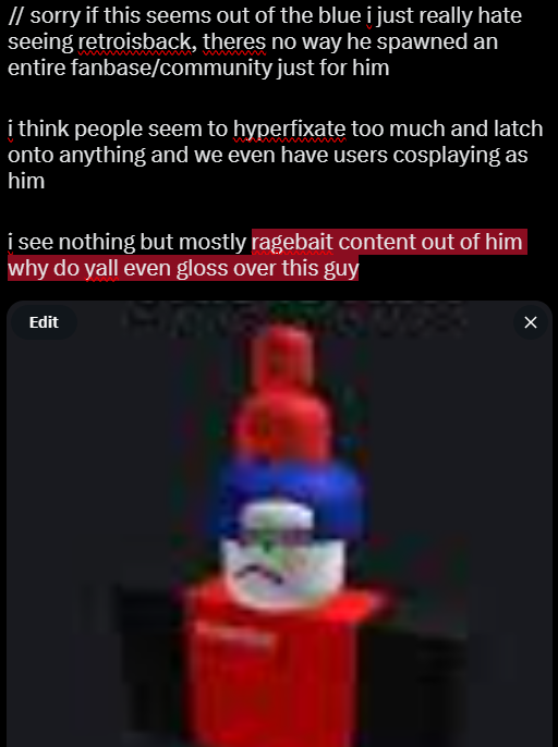 // i dont like retroisback that's all