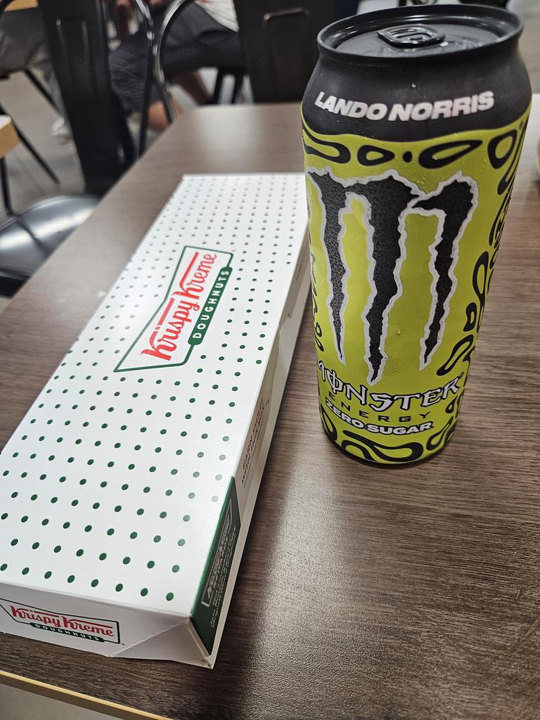 Harry Potter donuts and Lando Norris Monster 🙌 successful mission 😁 #StaffordNorth
