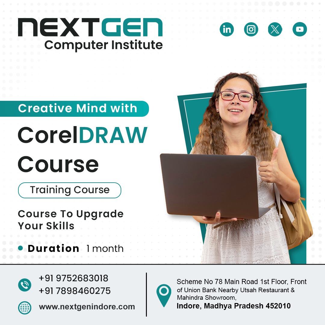 NextGenCom25318's tweet image. 📢 Embarks Your Career Journey With Your Desired Skills✨
#VijaynagarTrainingCenter #SkillsLearning #GraphicDesignSkills #DesignYourFuture #CreativeSkills #LearnCorelDRAW #SkillGoalsCourses #DesignCourseIndore #SkillDevelopment #VectorDesign #CareerUpgrade #UpgradeSkills