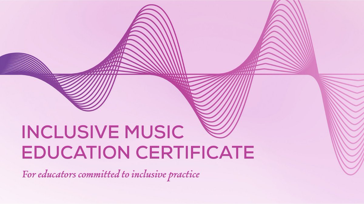 *BRAND NEW* for 2026! Join Dr Phil Mullen for our Inclusive Music Education Certificate for support and guidance on your journey towards more inclusive music education practice. tinyurl.com/54dyx9n8