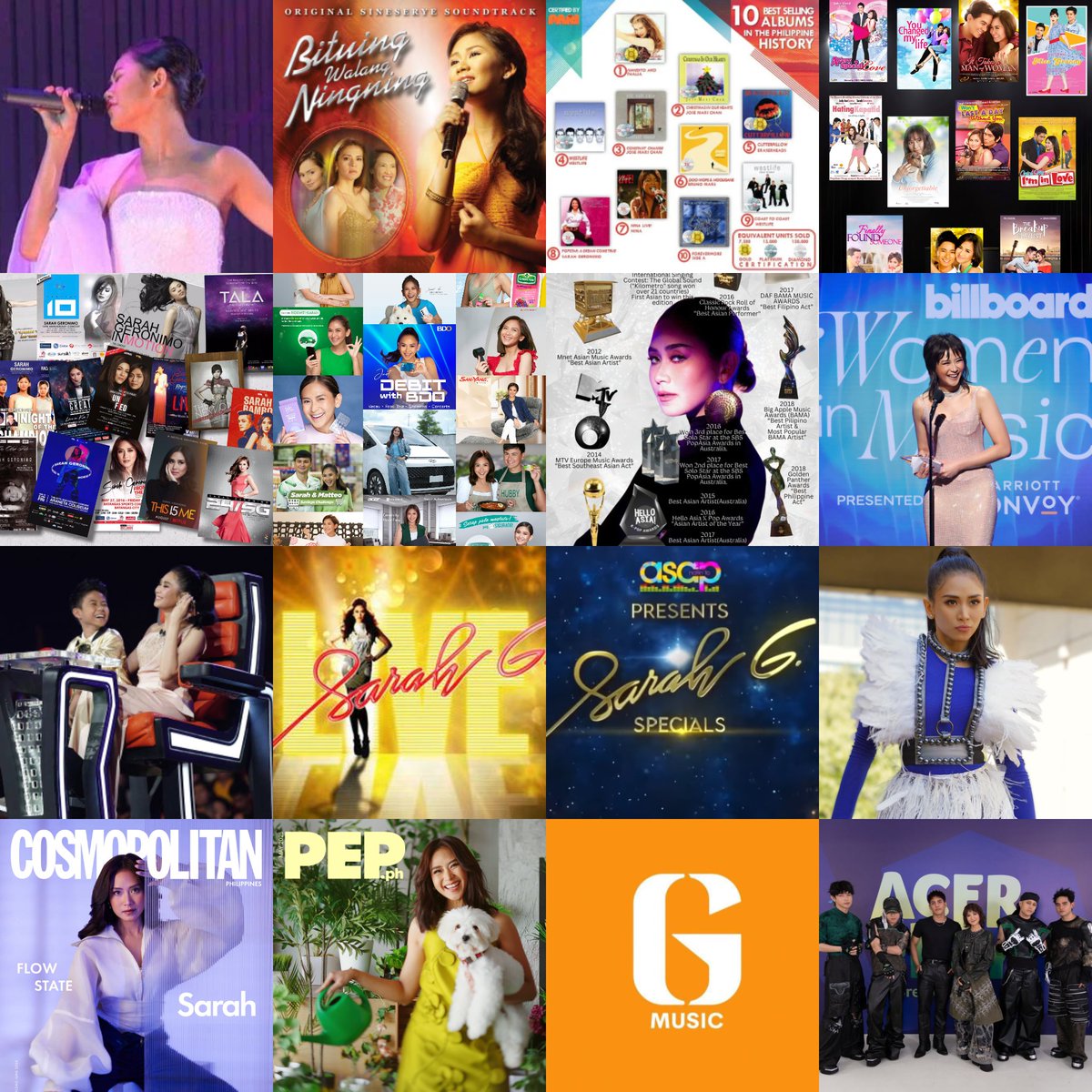22 years since Sarah Geronimo won in the singing competition, “Star for a Night” in 2003 and built a career that would define an era. From chart-topping songs and albums, sold-out concerts, top-rated television shows to record-breaking films, she became one of the most iconic