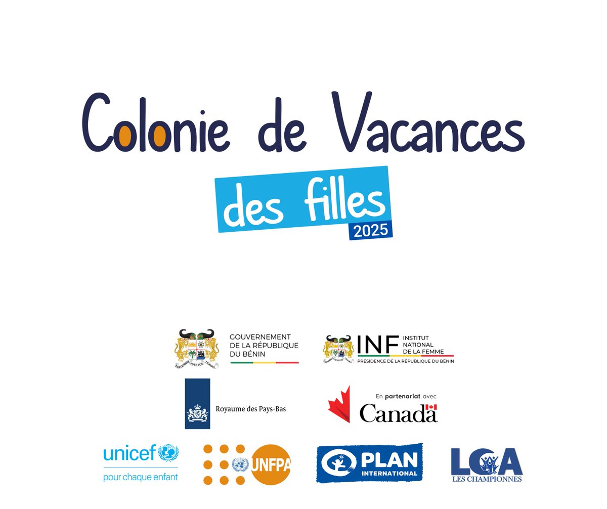 UNICEF_Benin's tweet photo. Nous y sommes !  

La 4ème édition de la Colonie de Vacances des filles démarre ce jour à Parakou. 

2⃣5⃣0⃣ Filles passeront la semaine ensemble pour un renforcement sur l'éducation à la citoyenneté, la promotion de l'égalité pour la cohésion sociale dans le nord et centre Bénin. https://t.co/ln99lZY2WH