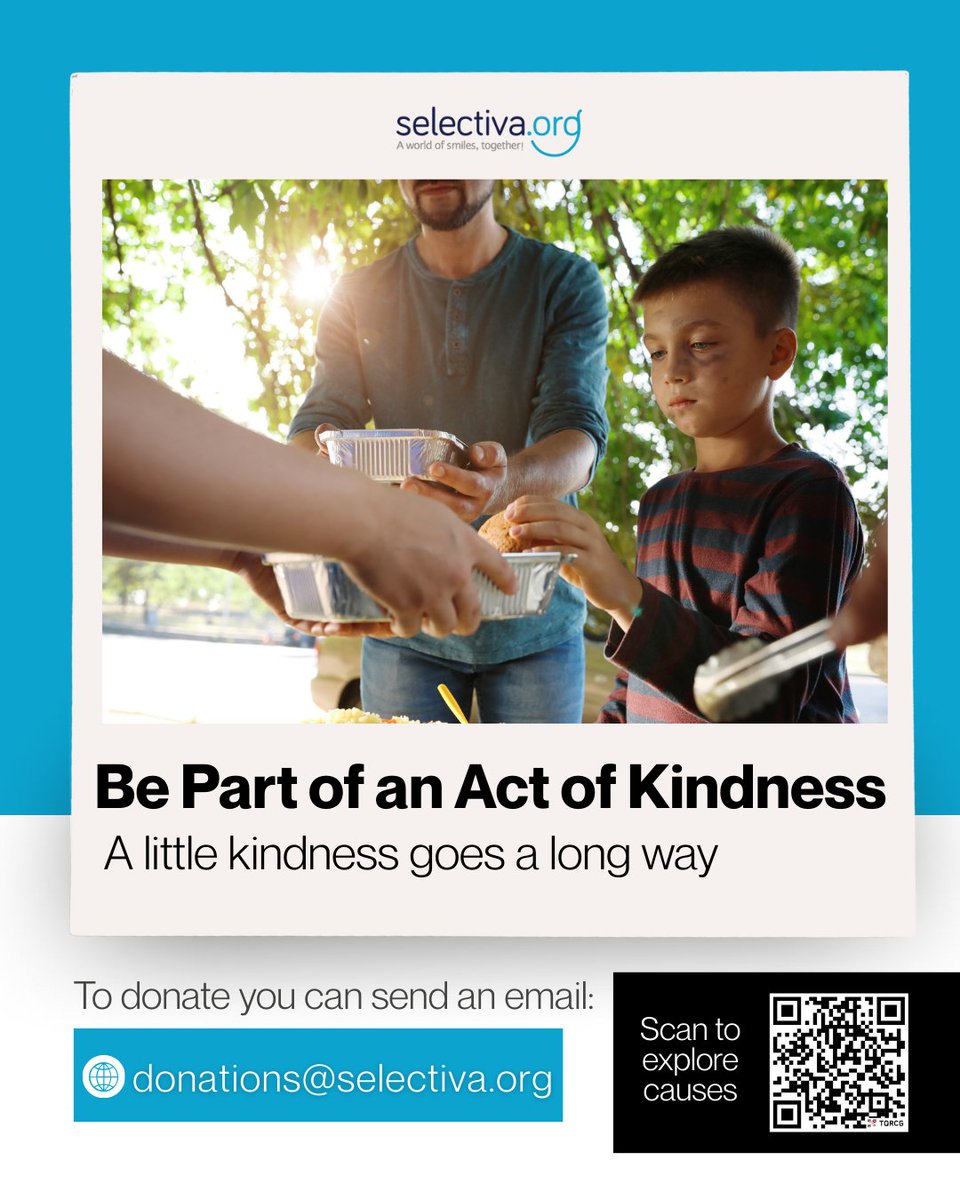 SelectivaOrg's tweet photo. At https://t.co/MAUAggFrxt, we believe in creating a world of smiles, together. From supporting underprivileged children to providing meals and education, your contribution can make a real impact.👉 Donate or explore our causes today: donations@selectiva.org https://t.co/gqIhUWIzEG