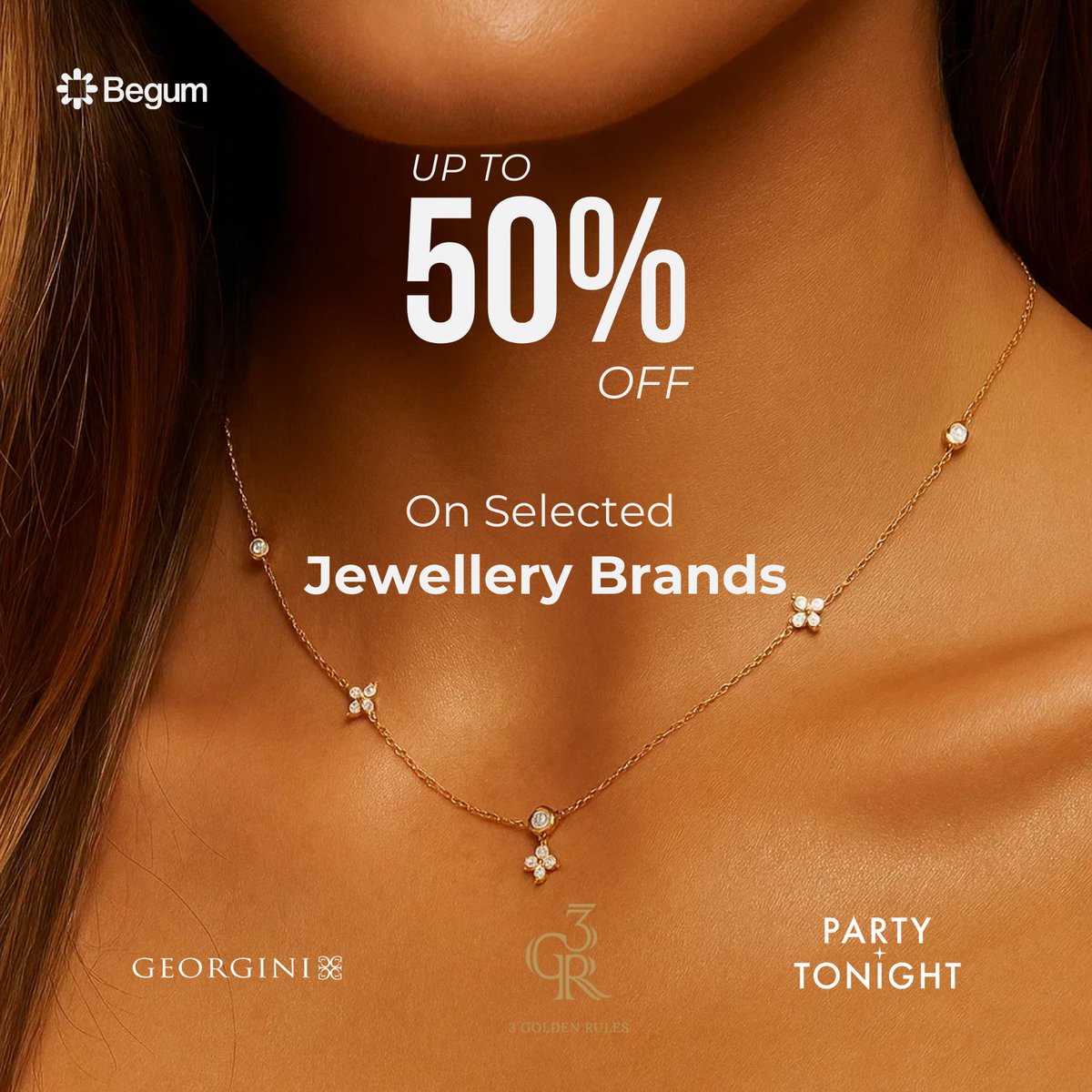 Begum__Official's tweet photo. This is the biggest jewellery sale of the season at Begum! ✨

Explore all your favorite pieces in one place and treat yourself to something stunning.
🛒Discover all your favorite designs and get up to 50% off.

Don't miss out on these incredible savings!
#begum #jewellery #sale https://t.co/PVGgRXGq1o