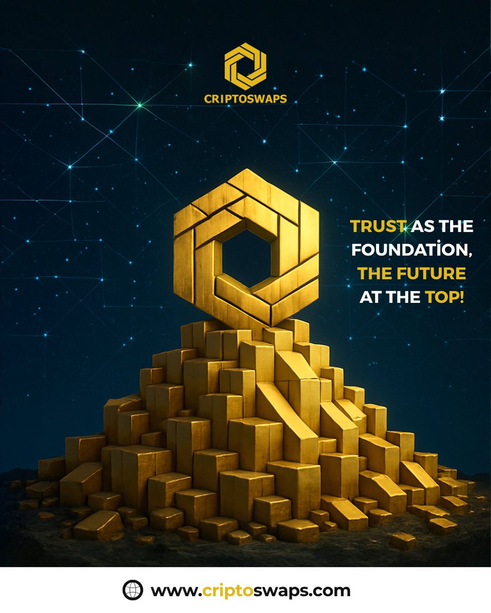 criptoswapstr's tweet image. 🔐 Trust as the Foundation, the Future at the Top!
#CriptoSwaps is a crypto ecosystem built on blockchain strength — where transparency, speed, and security unite.
🌐 criptoswaps.com

#Crypto #Blockchain #CryptoSecurity #Web3 #InvestSmart #CryptoExchange #DigitalAssets