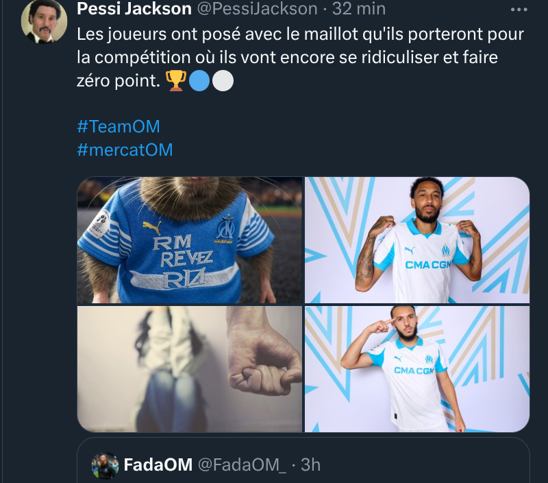 vincentber41691's tweet photo. @FadaOM_ Faites-moi pas jurer il a vu sa sœur et sa mère se faire gangbang à Marseille c'est la seul explication https://t.co/CRcw2Py8PZ