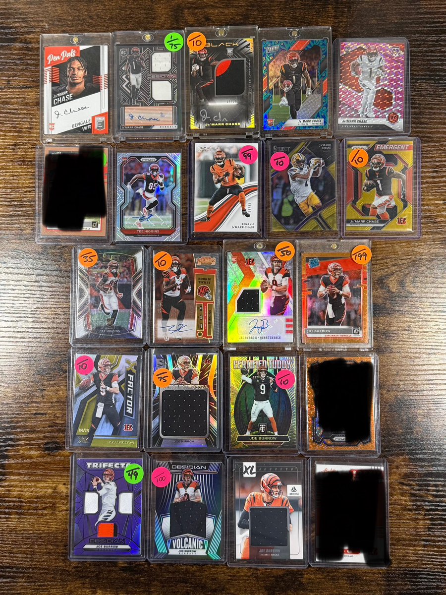 _AustinFinley_'s tweet photo. Some of the better raw stuff still available from #FINtasticStacks Bengals only sale!! 

Comment/DM or shoot some offers out! 

RTs and Tags greatly appreciated 😎 https://t.co/I0n3DSUG58