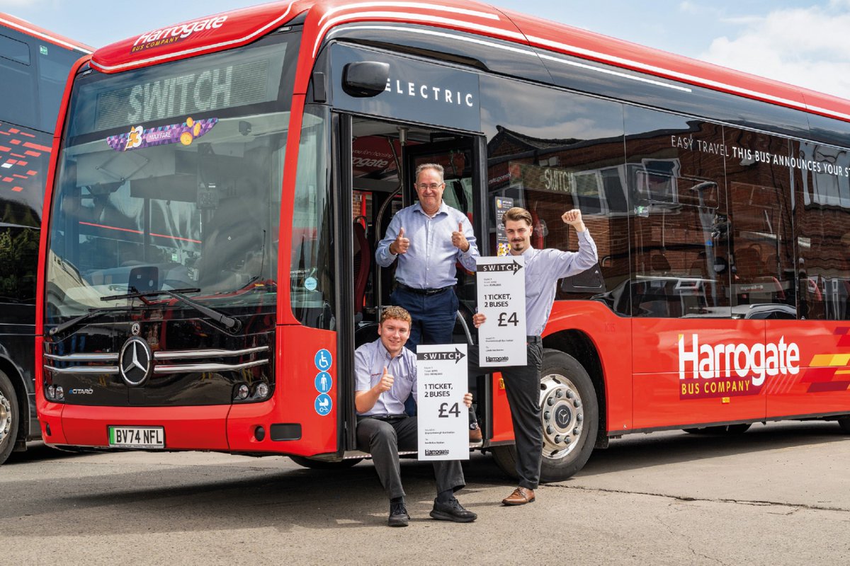 Transdev subsidiary The Harrogate Bus Company is trialling a new ticket for those whose journey involves changing between two buses.

cbwmagazine.com/transdev-trial…
