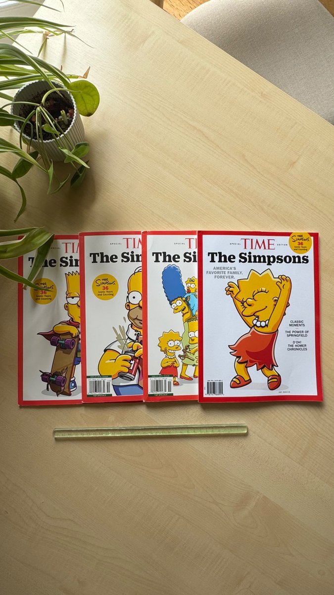 ClaradrielSaid's tweet photo. Got a welcome back to work The Simpsons surprise 💛 @TIME https://t.co/BdxQB9gLo7