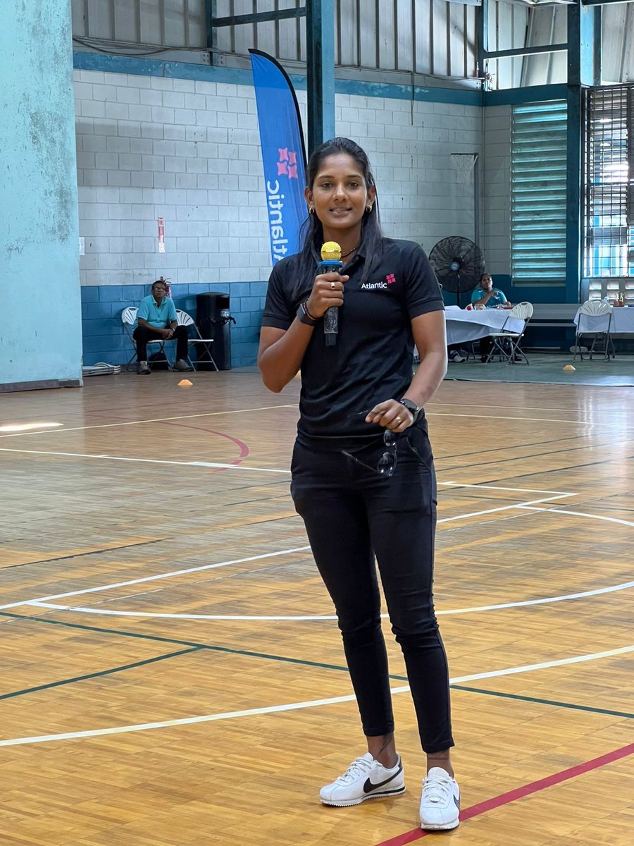 Thrills, teamwork &amp; community pride! Point Fortin ASJA Primary clinched the title at the Atlantic Point Fortin Community Cricket Competition. Atlantic Sports Ambassador Karishma Ramharack inspired young cricketers &amp; presented prizes. #Atlantic #YouthInSport