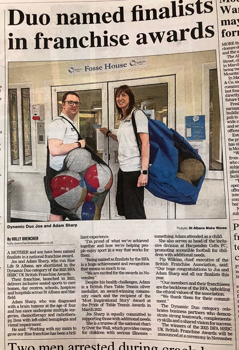 Alumni: Sharpey and his mum still doing legendary things!! Great to see #proudrps ❤️