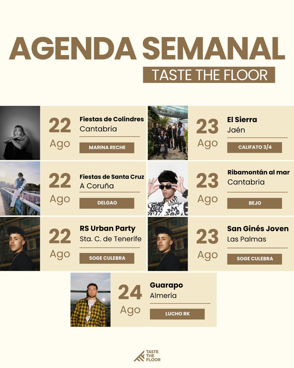 📆AGENDA TASTE📆