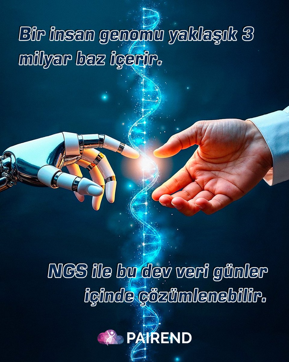 Bir insan genomu yaklaşık 3 milyar baz içeriyor. Bu devasa veriyi çözümlemek, geleneksel yöntemlerle yıllar alırken, Yeni Nesil Dizileme (NGS) teknolojileri sayesinde artık sadece günler içerisinde tamamlanabiliyor.