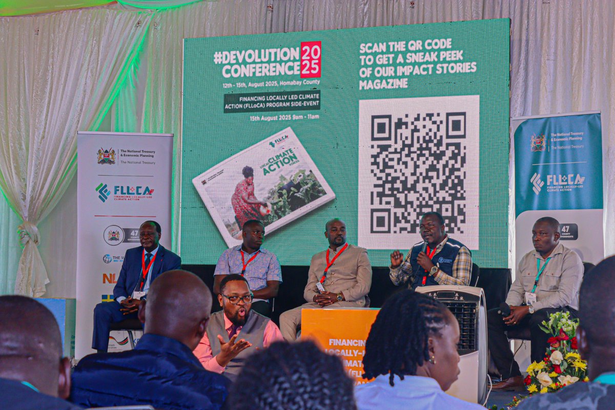 OAYouth Kenya (@oayouthkenya) on Twitter photo We wrapped up #DevolutionConference2025 at a powerful <a href="/climate_ke/">Financing Locally-Led Climate Action Program</a> side event in Homa Bay🌱
Also present were Gov. <a href="/gladyswanga/">Gladys Wanga, E.G.H.</a>, CS <a href="/JohnMbadiN/">Hon. FCPA John Mbadi Ng'ongo, EGH</a> & other key players driving climat resilience
<a href="/WeWorldOnlus/">WeWorld Onlus</a> <a href="/EUinKenya/">European Union In Kenya</a>
<a href="/WorldBankKenya/">World Bank Kenya</a>, <a href="/KeTreasury/">The National Treasury & Economic Planning</a>
#SikilizaSautiYetu #DevCon2025 We wrapped up #DevolutionConference2025 at a powerful <a href="/climate_ke/">Financing Locally-Led Climate Action Program</a> side event in Homa Bay🌱
Also present were Gov. <a href="/gladyswanga/">Gladys Wanga, E.G.H.</a>, CS <a href="/JohnMbadiN/">Hon. FCPA John Mbadi Ng'ongo, EGH</a> & other key players driving climat resilience
<a href="/WeWorldOnlus/">WeWorld Onlus</a> <a href="/EUinKenya/">European Union In Kenya</a>
<a href="/WorldBankKenya/">World Bank Kenya</a>, <a href="/KeTreasury/">The National Treasury & Economic Planning</a>
#SikilizaSautiYetu #DevCon2025