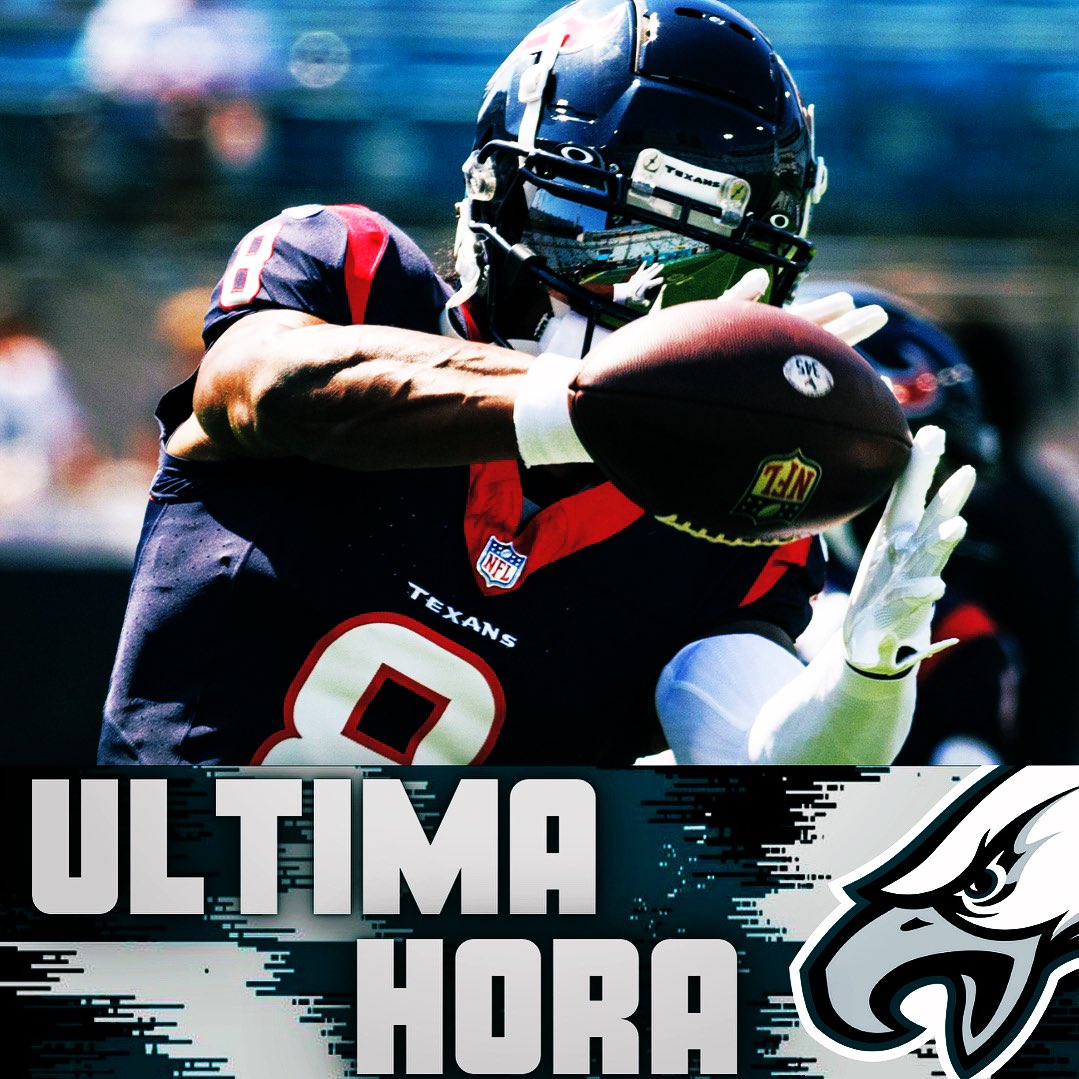 FumbleEs's tweet photo. 🚨🚨TRADE ALERT🚨🚨

Los #eagles adquieren al WR John Metchie y una 6ºRD de Draft y a cambio envían a los #texans al TE Harrison Bryant y otro pick de sexta ronda de 2026🤝🏽

#Nfl #Nflespaña #Flyeaglesfly https://t.co/Xf6ZwRR3AU