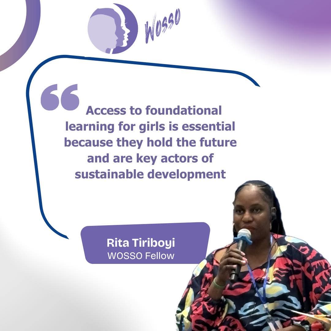 WOSSO (@wossogl) on Twitter photo 🌍📚✨ #WOSSOFellow <a href="/RitaTiriboyi/">Rita Tiriboyi</a> speaks at the #CivilSocietyForum2025 on “Foundational Learning, Girls’ Education & Gender Equality for Inclusive Development.” Sharing practical ways to help children thrive and reach their full potential.
#PushFoward #TheSADCWeWant 🌍📚✨ #WOSSOFellow <a href="/RitaTiriboyi/">Rita Tiriboyi</a> speaks at the #CivilSocietyForum2025 on “Foundational Learning, Girls’ Education & Gender Equality for Inclusive Development.” Sharing practical ways to help children thrive and reach their full potential.
#PushFoward #TheSADCWeWant