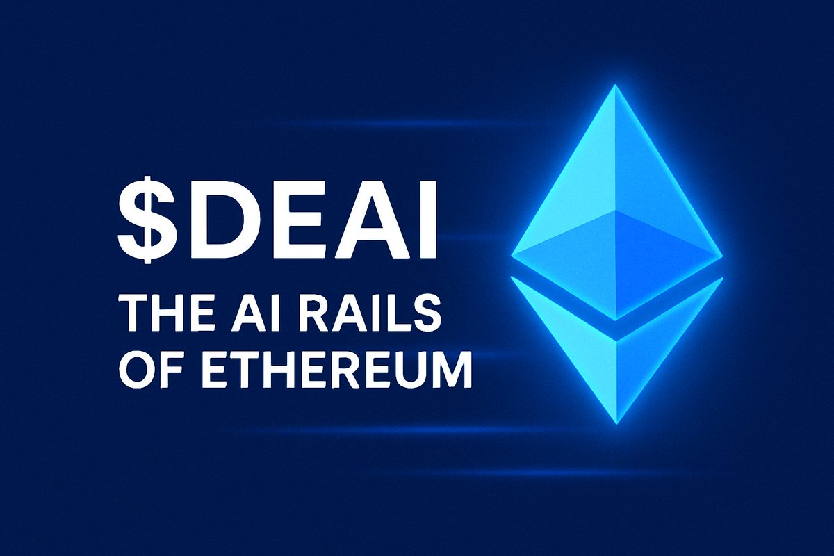 ✅️ $DEAI – Perfectly Aligned With the AI Boom The next crypto narrative is  clear: AI x Blockchain. As #AI transforms industries, the demand for  decentralized, secure, and scalable AI infrastructure is