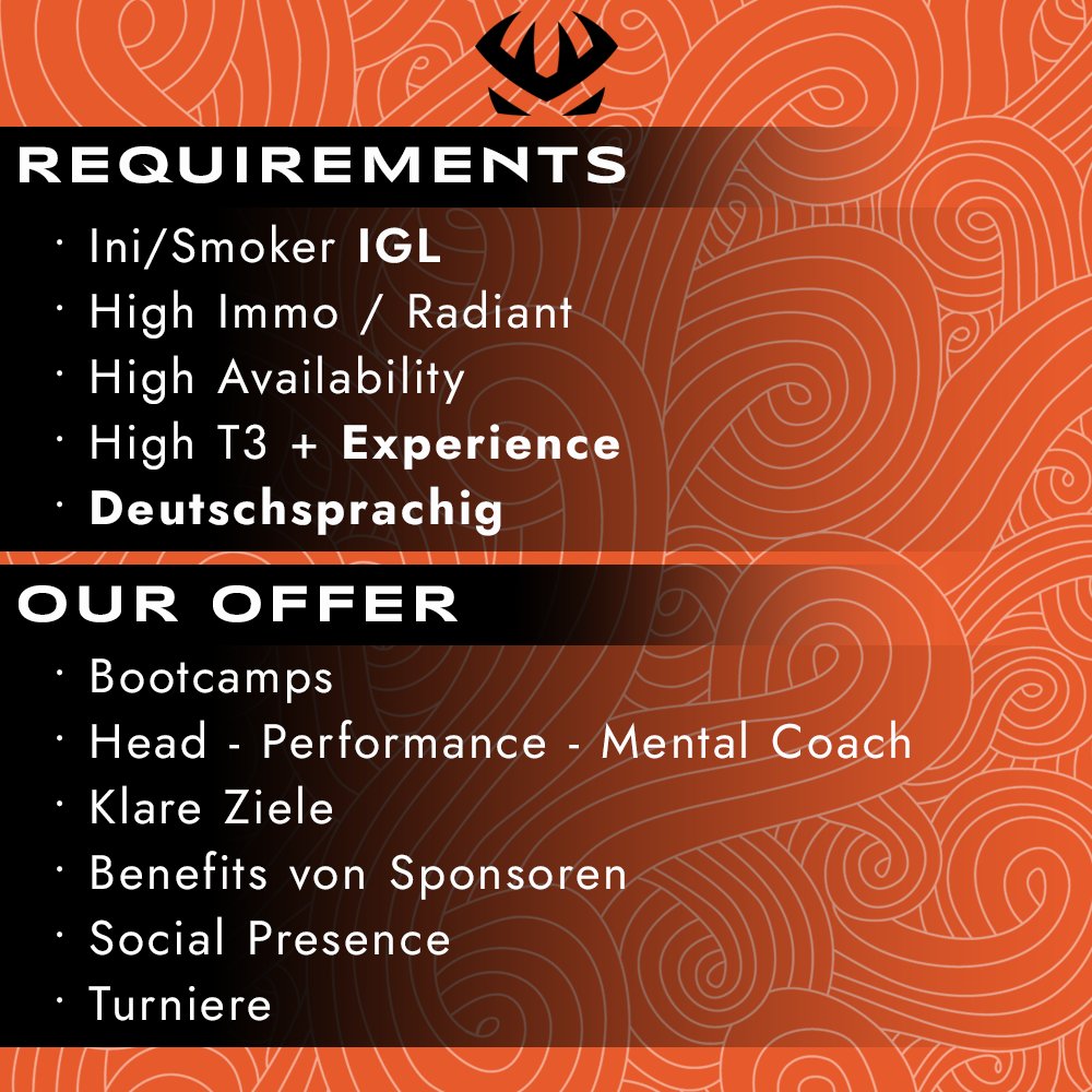 Dein Moment ist jetzt! 

Wir suchen den Gamechanger, der unser Team aufs nächste Level bringt.
Wenn du denkst, du kannst das Ruder übernehmen prove it.

DMs are open.