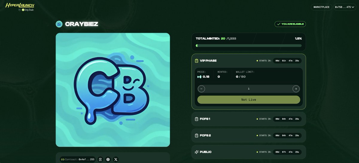 CHECKER IS LIVE!

Drip team accidentally opened the public mint for 3 minutes and 20 seconds and come crazy zaddies minted the NFTs

Ya'll kids are eating the mint like you're hungry for ages

Anyways, goodluck mint in 2 hours!