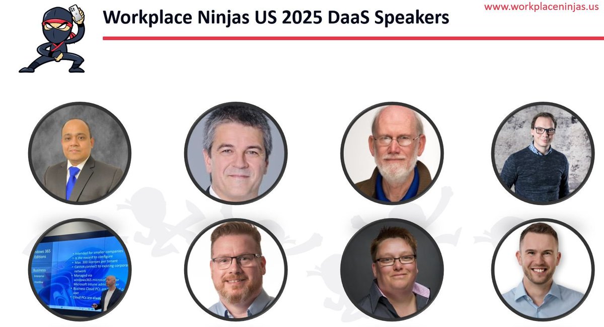 Jon Towles {MVP} (@m0bilej0n) on Twitter photo Happy to announce today our list of #DaaS speakers at <a href="/wpninjasus/">Workplace Ninjas US</a>
<a href="/askaresh/">Aresh Sarkari</a> <a href="/dominiekverham/">Dominiek Verham</a> Bernhard Tritsch <a href="/TimothyMangan/">Timothy Mangan</a> Dieter Kempeneers Travis Roberts Esther Barthel and <a href="/FlorianSLZ/">Florian Salzmann | MVP</a>
#MVPBuzz #VDI #DaaS #EUC #AVD
Register now: workplaceninjas.us for just $400 12/9-10 Happy to announce today our list of #DaaS speakers at <a href="/wpninjasus/">Workplace Ninjas US</a>
<a href="/askaresh/">Aresh Sarkari</a> <a href="/dominiekverham/">Dominiek Verham</a> Bernhard Tritsch <a href="/TimothyMangan/">Timothy Mangan</a> Dieter Kempeneers Travis Roberts Esther Barthel and <a href="/FlorianSLZ/">Florian Salzmann | MVP</a>
#MVPBuzz #VDI #DaaS #EUC #AVD
Register now: workplaceninjas.us for just $400 12/9-10