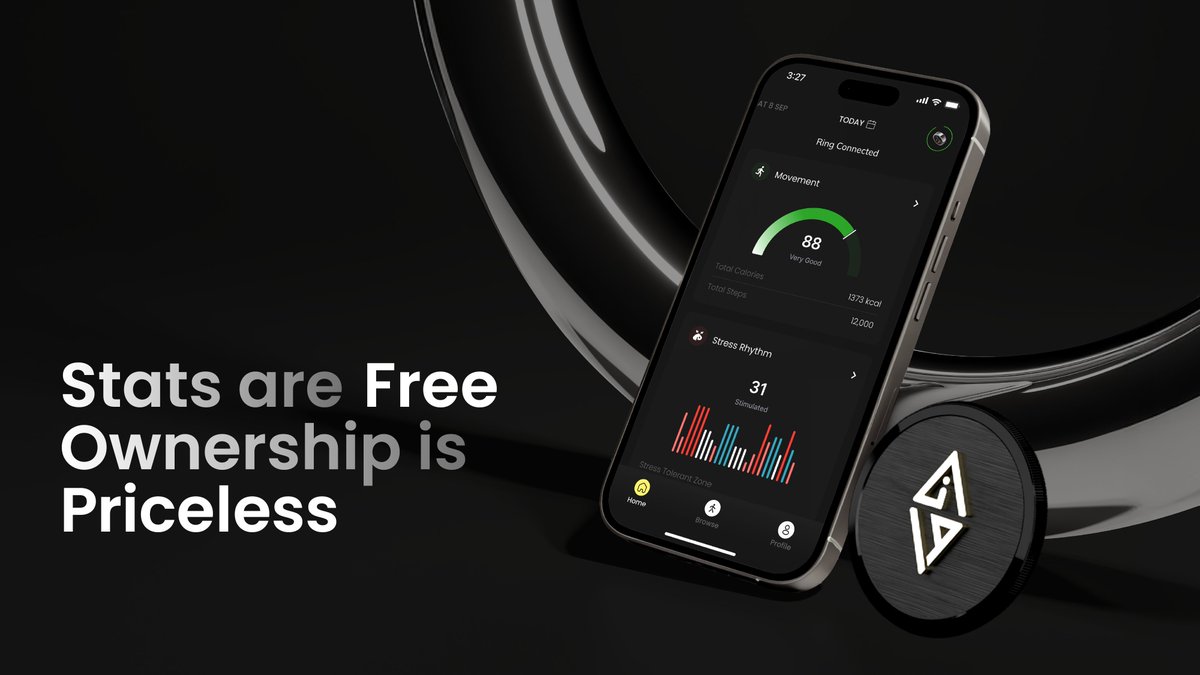 BrainAlive_AI's tweet image. Most health wearables just give you stats, and we give you ownership.

With BAAI, your Smart Ring connects to a Health Node that turns your daily activity into rewards.

No subscriptions. No middlemen. Just real value from your own body.

Join the health revolution at…