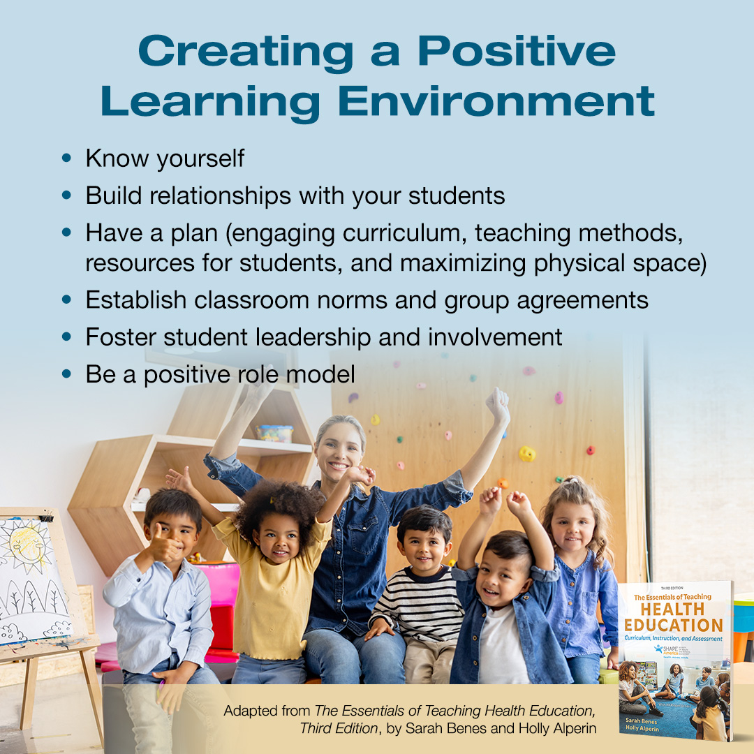HumanKineticsEU's tweet image. 🌟 Great teaching goes beyond lessons—it’s about creating a positive learning environment!

✔️ Build relationships
✔️ Engage students
✔️ Foster leadership
✔️ Be a role model

From The Essentials of Teaching Health Education, 3E:

➡️ bit.ly/3HNcbyF

#TeachingTips