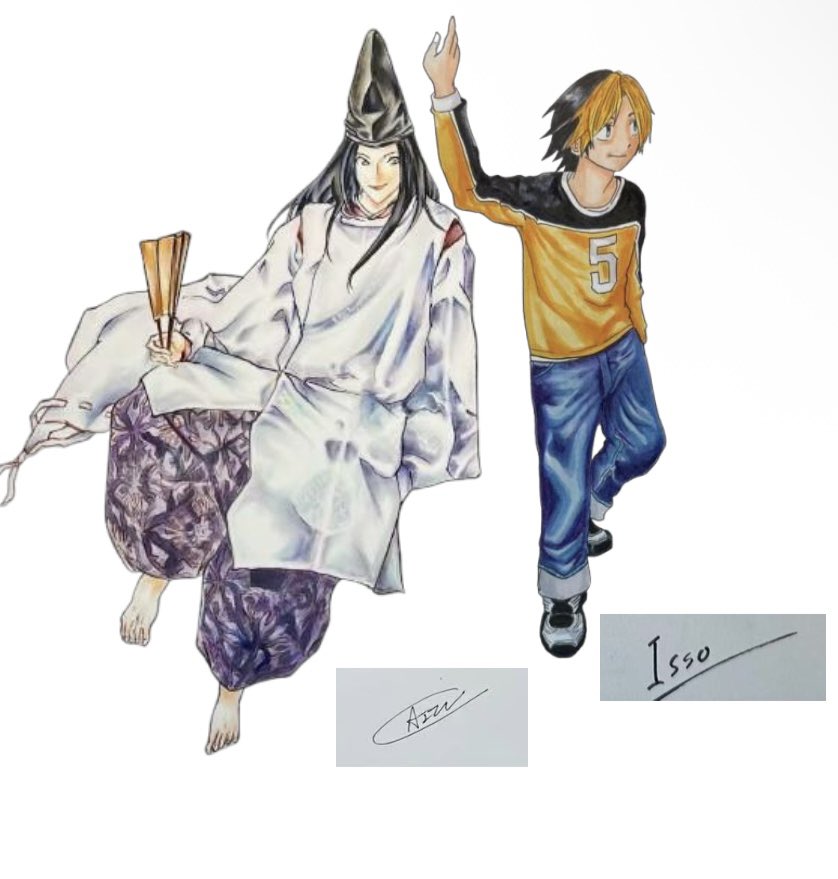 aivongola27's tweet photo. ヒカルの碁原画展開催おめでとうございます！ということで
Issoさんとコラボ絵を描かせて頂きました✨コラボライブも来てくださった方ありがとうございます！Issoさんもありがとうございました🥰楽しかったです⚫️⚪️

佐為→私
ヒカル→Issoさん
@Isso8888 

#ヒカルの碁
#ヒカルの碁原画展開催決定 https://t.co/6Z2Wn85aRm
