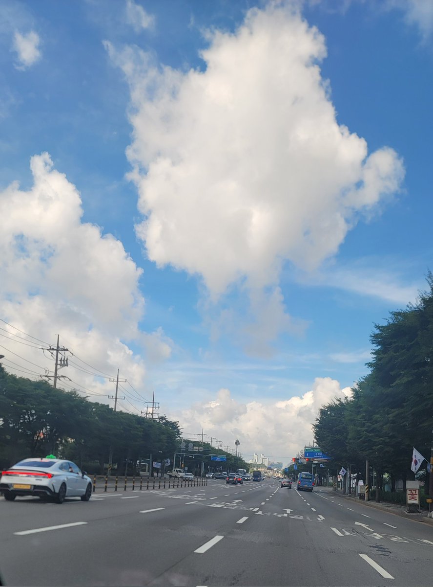 구름이 멋지다~~