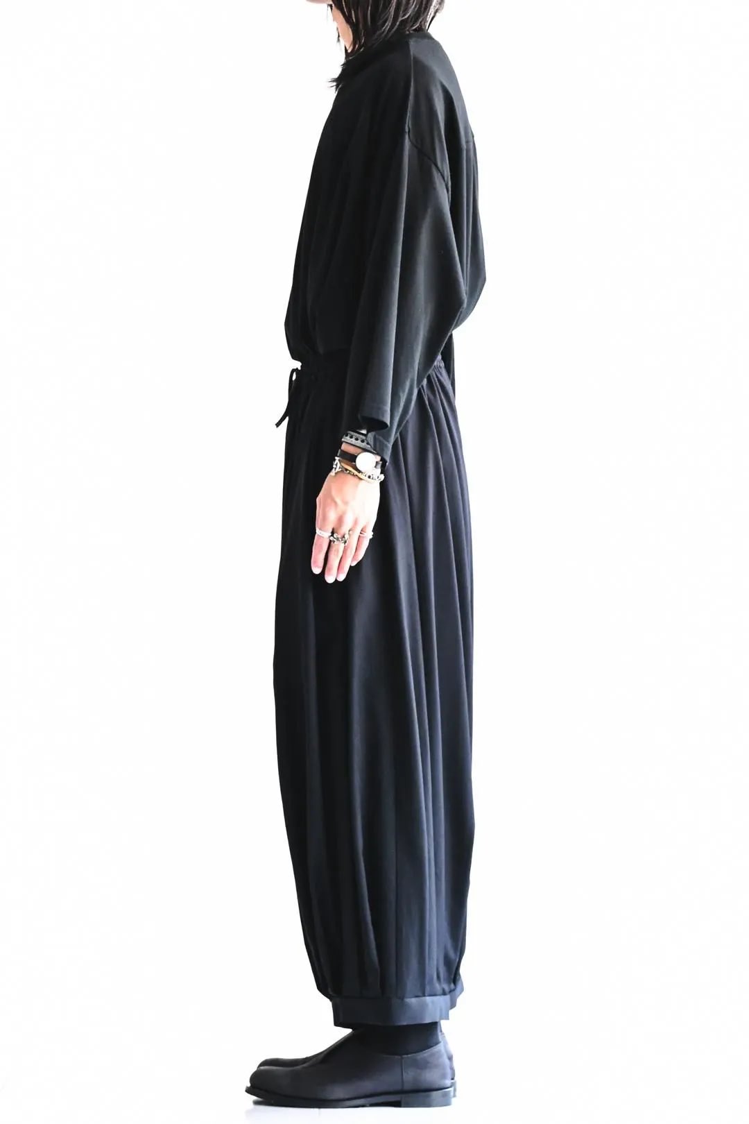 パンツ BISHOOL Wool Gabardine Kung-Fu Pants BISHOOL] Wool Gabardine Pumpkin Drape Pants BISHOOLがこれ