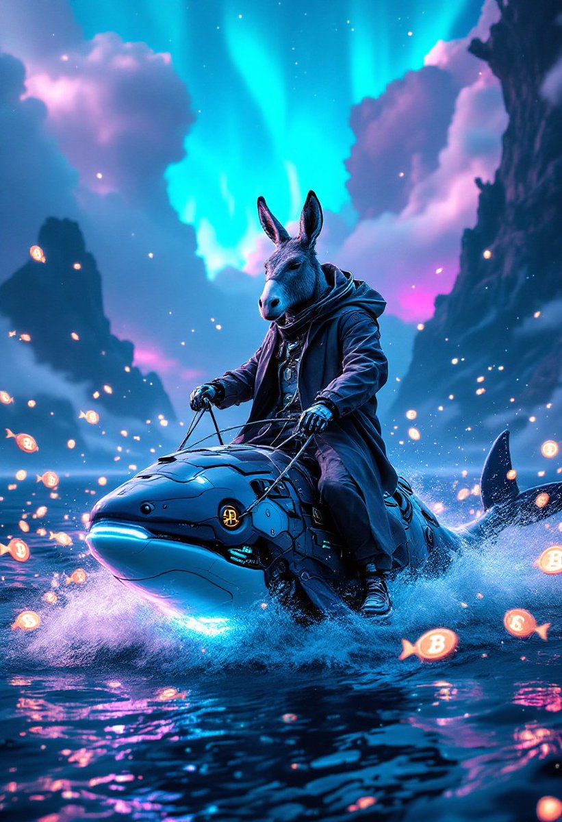 DonkeyAiNft's tweet photo. Crypto ocean is shaking 🌌🐳🫏
Donk warming up before the official launch.
Soon… very soon 👀🔥
👉 https://t.co/aV95jAtsTk
#airdropszn #donkeycore #pumpit #moonvibes #tokentalk #NFT #web3 https://t.co/SXCuYMwlit
