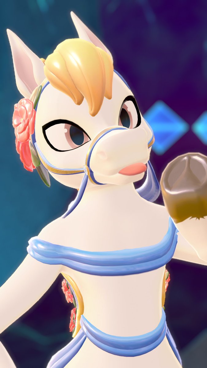 Finished commission for <a href="/Madz_3Dsculpts/">MadZ</a> #vtuber #vrchat #furry #pony