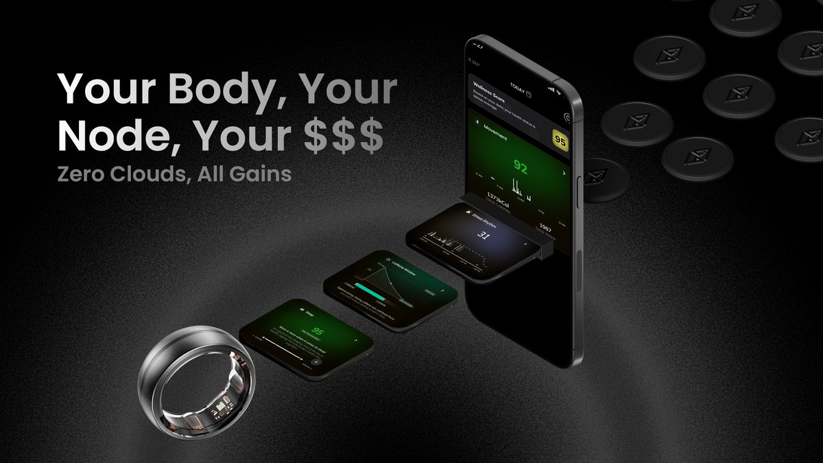 BrainAlive_AI's tweet image. Ever wondered how it actually works?

The Smart Ring tracks sleep, stress, and steps.

Data stays with you - not in the cloud.

Your Node processes that data, helps train the AI, and earns you rewards.

That’s how the system works – user-owned, on-chain, private by design.

More…