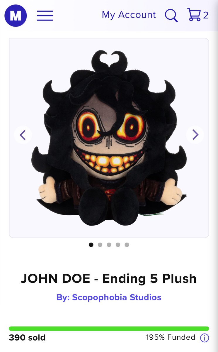 Not to be annoying but ONLY 10 MORE EVERYONE!!! But with the 2 I’m giving away we’re technically at 8! That’s right! I’m buying two of these guys next check to give away and all you 🫵 have to do is spread the word that these guys are available!!

#johndoe #johndoegame #makeship