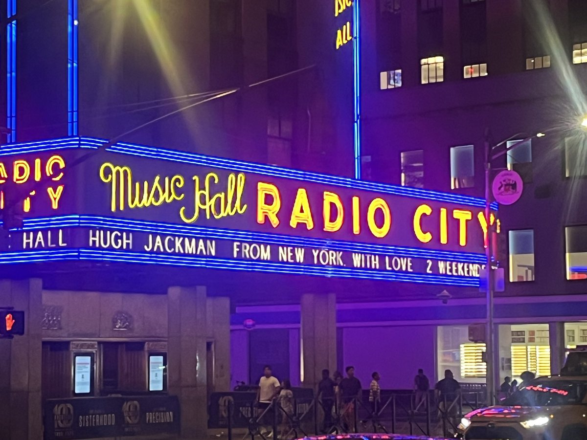 RealHughJackman's tweet photo. Can’t believe we only have 6 more shows. But they’re going to be absolutely epic, with 3 special guests! #FROMNEWYORKWITHLOVE @RadioCity #standingby 
https://t.co/TK4pgOyig8 https://t.co/mXaCr1TAA4