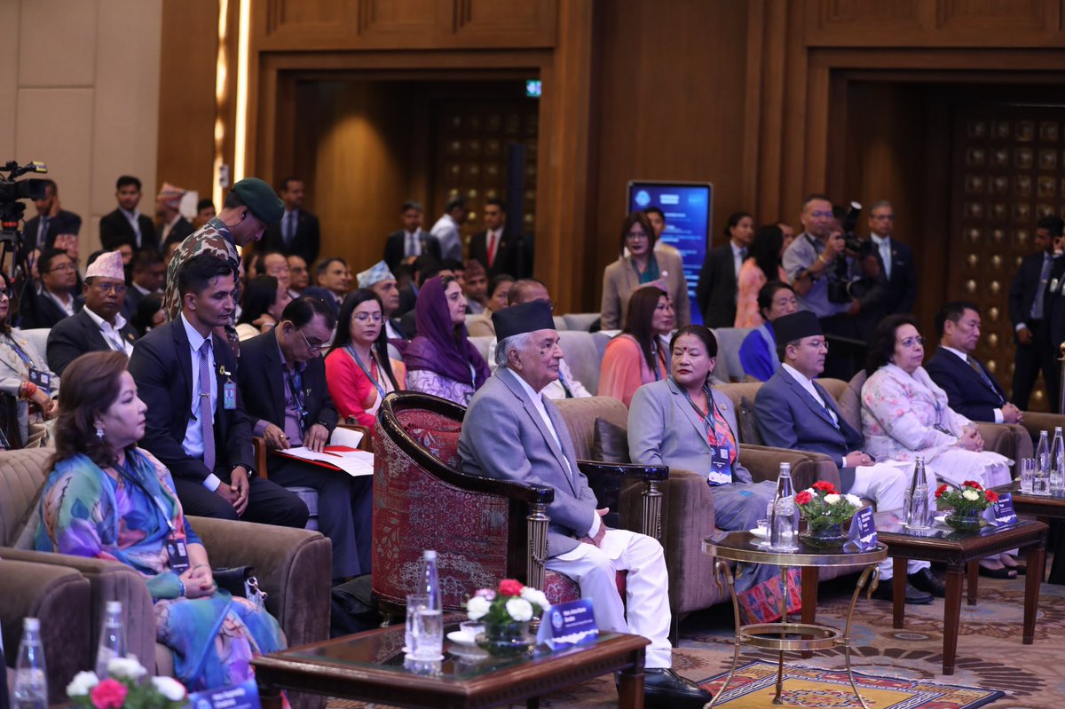 mdvsapkota's tweet photo. The Hindu Kush Himalaya Parliamentarians’ Meet 2025
The regional meet commenced in Kathmandu today, bringing together ministers, parliamentarians, and experts from across countries. The event was inaugurated by the Honorable President Ram Chandra Paudel on 18 August 2025. https://t.co/mJDDUt3SNm