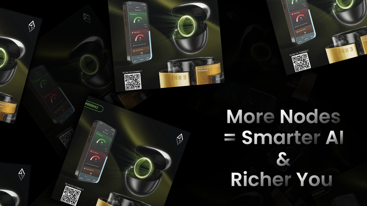 BrainAlive_AI's tweet image. When thousands of users wear Smart Rings and run Nodes, the data isn’t siloed.

Just a device that turns your body data into your asset – directly from your pocket.

It becomes a distributed system.

AI trains on real, diverse, live input – and gets smarter every day.

The more…