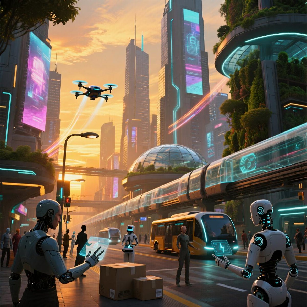 yazzss7's tweet photo. Where steel meets soul and circuits hum with purpose. The future isn’t coming—it’s already home. 🌆🤖🌿
@0G_labs
#OGLabs #FutureLore https://t.co/7s3S9aUgOH