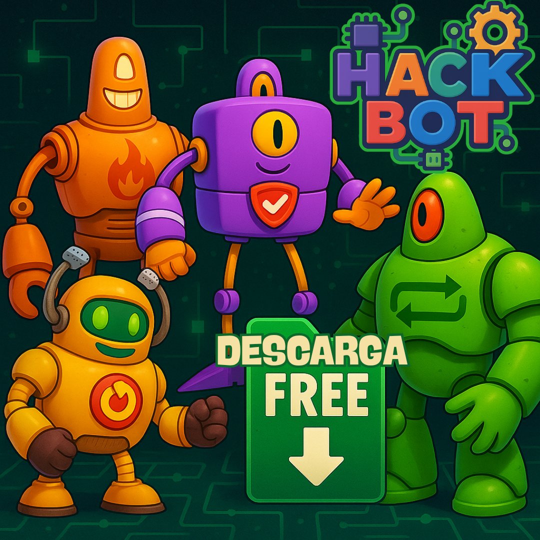 🧠🎲 Ya está aquí: Hackbot, juego de mesa para pensamiento computacional (sin pantallas).

📥 Print&amp;Play GRATIS: maestrorafaoposiciones.com/juega-a-hackbot

🔁 RT y sígueme para más materiales