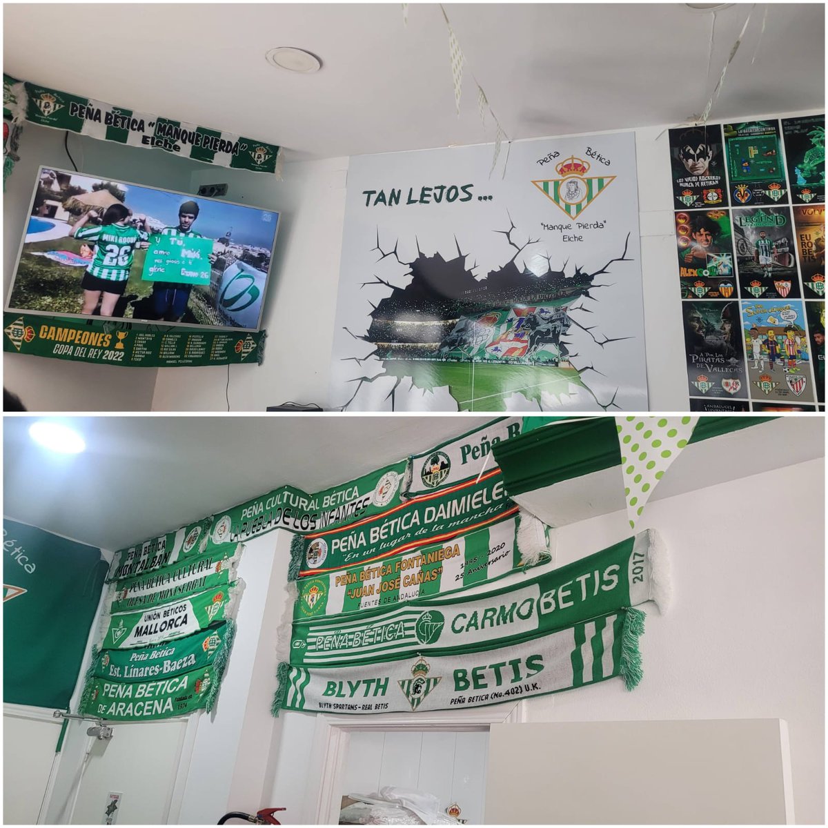 Hoy es diferente.
Hoy juega su Majestad el Real Betis Balompié en la ciudad de Elche.
Y ya estamos en el templo verdiblando ilicitano, os esperamos a todos los béticos de Carmona por aquí
📍Peña Bética "Manque Pierda" de Elche
Calle Denia número 2