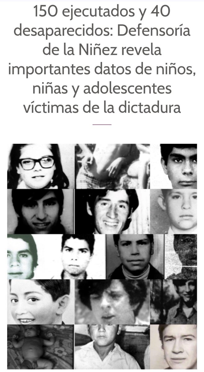 jdelrio70's tweet photo. De niño escuché de algunos adultos que los comunistas son "Come guaguas y mata curas".
Pero fue la derecha la que asesinó a más de 150 niños y desapareció a 40, robaron y vendieron a más de 150 y asesinaron a curas como Jarlan, Woodward, Alsina, Llidó y Poblete.
Memoria histórica https://t.co/CuEKpgi1hP